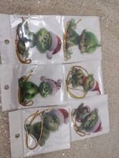 Grinch Christmas Ornaments 6 Pack Bundle 1
