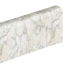 Light Marble Rounded Edge Laminate Kitchen Worktops