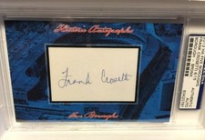 2013 Historic Autographs Five Boroughs Autograph Frank Crosetti #6/15 PSA/DNA