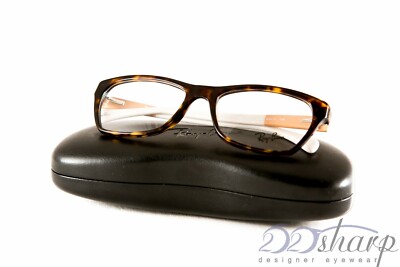 RAY BAN RB 5298 Tortoise 53-17–135 Eyeglass Frame w/Case Prescription Havana Ray Ban RB5298 2012 Tortoise Havana Eyeglasses 53-17 135 | eBay main image 2