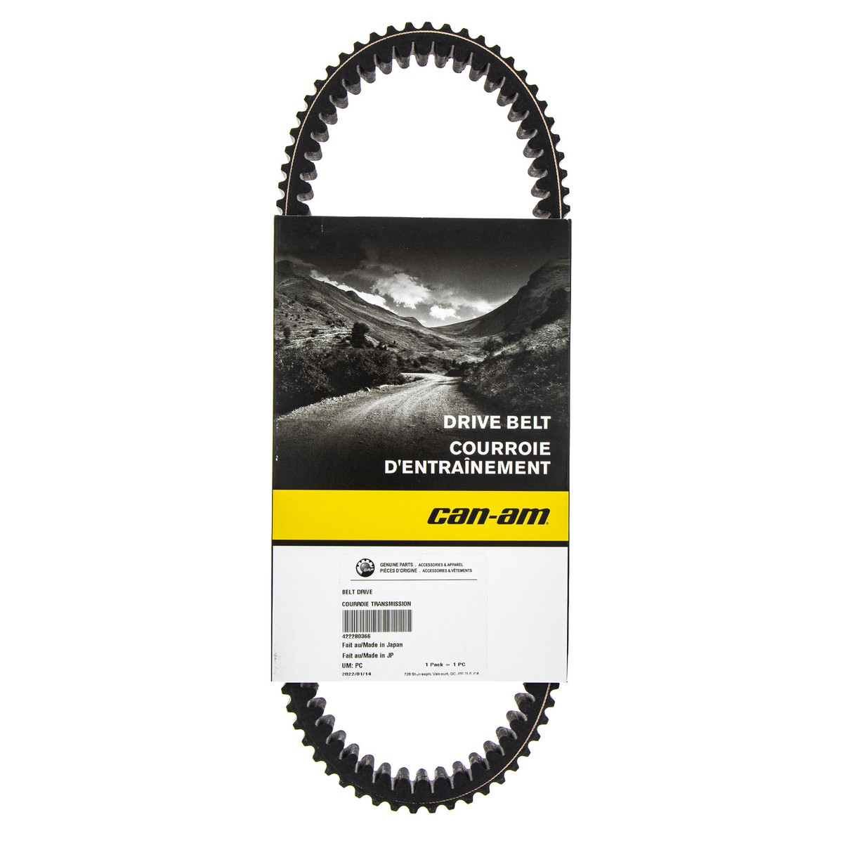 BRP 422280366 Can-Am Clutch Drive Belt Outlander Renegade Max