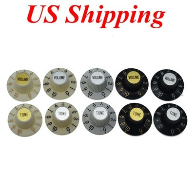 4-Pack Metric 18 Splines Witch Hat Knobs Guitar Knobs fits LP Epiphone SG