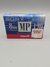 SONY New 8mm Video Cassette Tape P6-120MP 120 Minutes NTSC Hi-packing