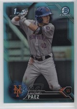 2016 Bowman Draft Chrome Picks Sky Blue Refractor Michael Paez #BDC-115 0e3