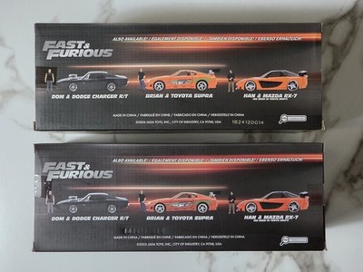 2025 JADA Fast And Furious Brian & Toyota Supra And Han & Mazda RX