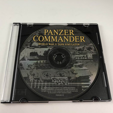 PANZER COMMANDER : World War II Tank Sim For PC WIN 95 CD-ROM In New Jewel Case
