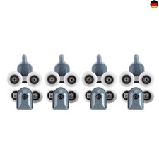 8Pcs Duschkabine Rollen Schiebetür Rolle Dusche Ersatzteile Glastürrolle (4 O