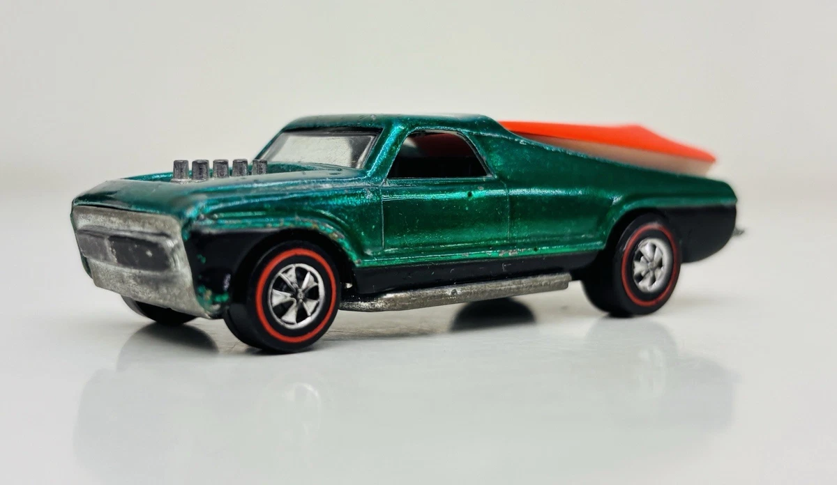 Hot Wheels Redlines Green Vintage Manufacture Diecast Cars for