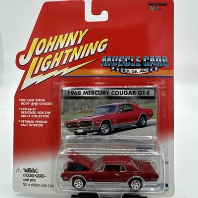 Johnny Lightning 1968 Mercury Cougar GT-E Muscle Cars USA Diecast 1:64 Red
