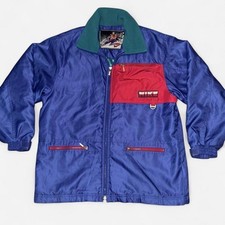 Vintage Nike Jacket Mens Medium Blue Red Ski ...