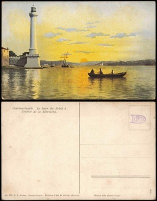 Istanbul   Constantinople Le lever du Soleil à l'entrée de la Marmara. 1912