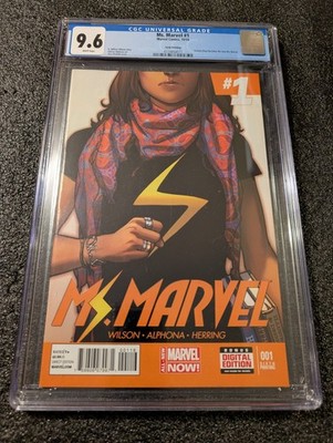 Ms Marvel #1 (6th printing) NM CGC 9.6 (Marvel Comics Oct 2014)