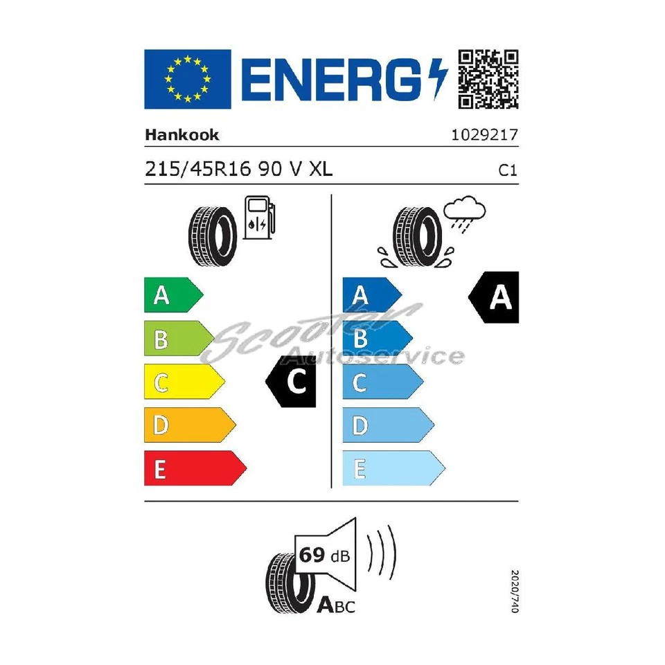 Hankook Sommer-Reifen 215/45 R 16 90V Ventus Prime 4 K-135 SBL XL | 5737 - Bild 2 von 4