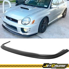 Fits 02-03 Subaru Impreza Wrx Rs Front Bumper Lip Spoiler Dp Style Unpainted Pu