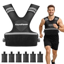Adjustable Weighted Vest for Women and Men,4-10lb/11-20lb/20-32lb Rucking Ves...