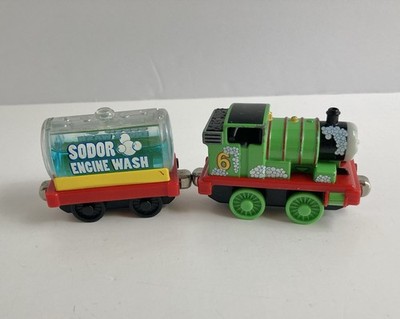 Thomas Train Take-Along Soapy Percy Sodor Engine Wash Bubbles Diecast Vintage