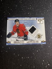 Eric Daze/Mark Bell 2001-02 Pacific Titanium Hockey Patch #24 NHL Chi Blackhawks