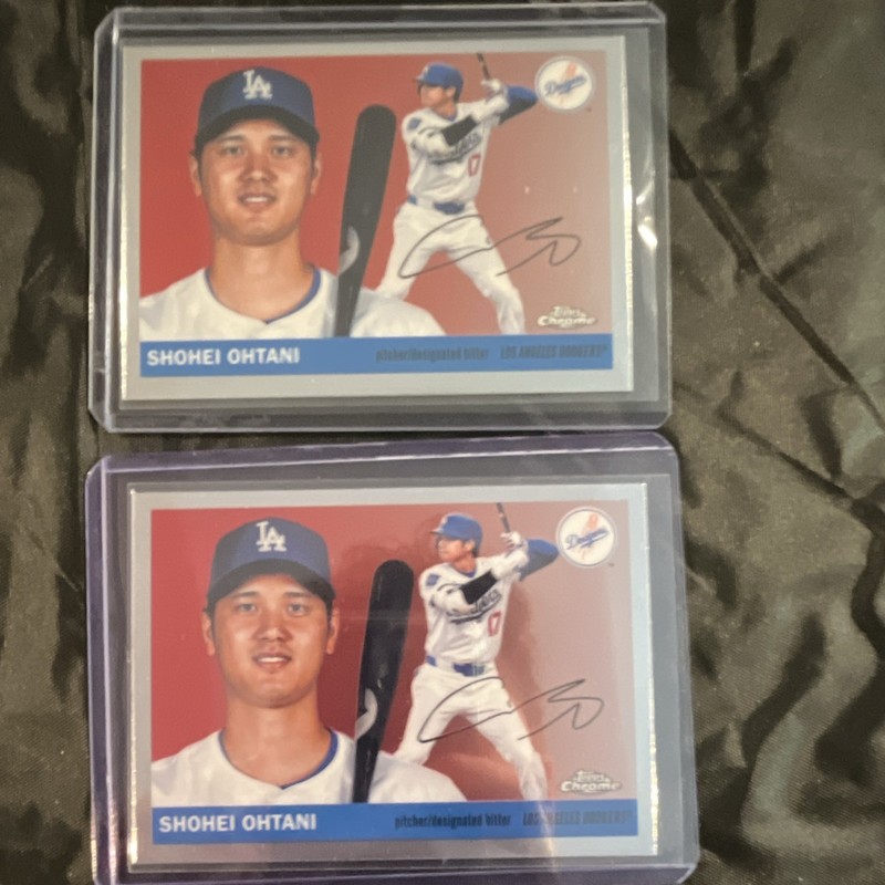 Topps Chrome Platinum Shohei Ohtani 2025 Los Angeles Dodgers #17 (2-Card Lot)