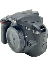 Nikon SLR DSLR Digital Camera D3300 18-55 VRII Lens Kit Black Used