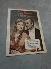 TBOOK39 MAGAZINWERBUNG 12X9" THE FORSYTE SAGA - GREER GARSON, ROBERT YOUNG