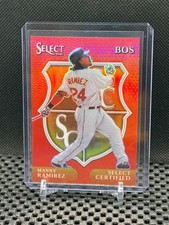 Manny Ramirez 2025 Select - Select Certified - Red Prizm #93/99 17 Red Sox