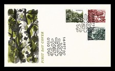 Dr Jim Stamps Norway 1977 Trees 3v Set First Day Cover