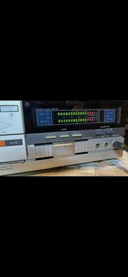 Hitachi D-E3  Cassette Deck New Belts, Test VTG Cleaned. Partially Working Read.