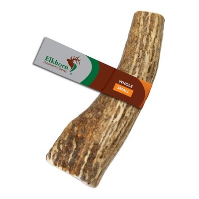 1 Piece Small Whole Single Pack Premium Grade Elk Antler for Dogs