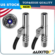 High Pressure Grease Gun Coupler, locks on, doesn't leak, rated over 10,000 PSI