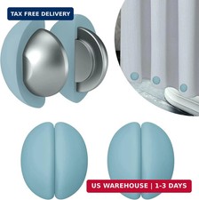 3 Pairs Shower Curtain Weights, Silicone Wrapped Magnets, Heavy Duty Magnets Pre