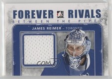 2012 ITG Forever Rivals Series Between the Pipes Game-Used Blue James Reimer 2d8