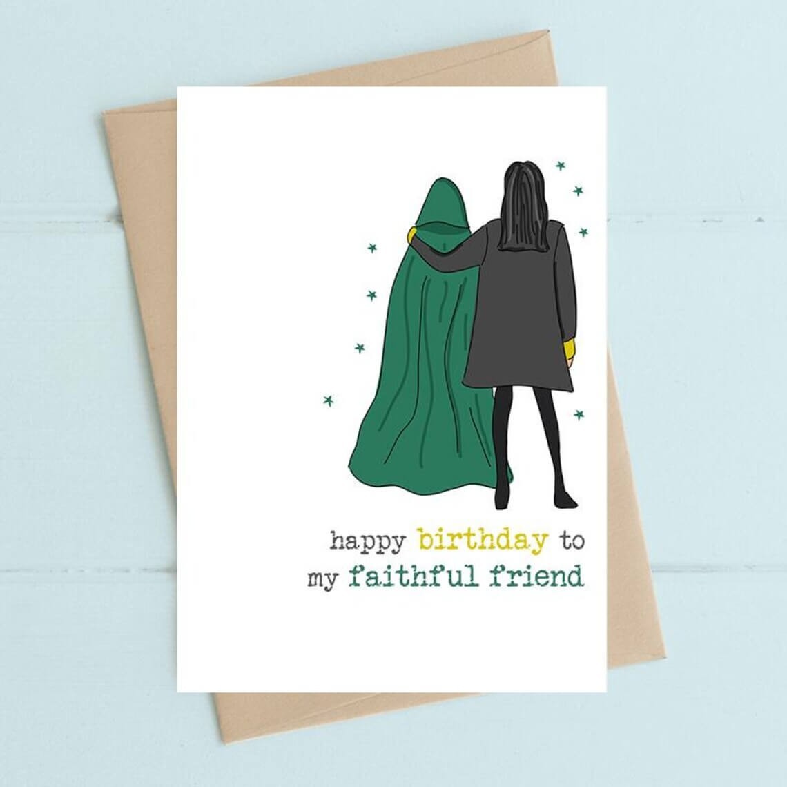 Funny Birthday Card The Traitors Faithful Friend  - Humorous Greeting Card