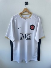 MANCHESTER UNITED 2006/2007 AWAY FOOTBALL SHIRT JERSEY CAMISETA TRIKOT NIKE XL
