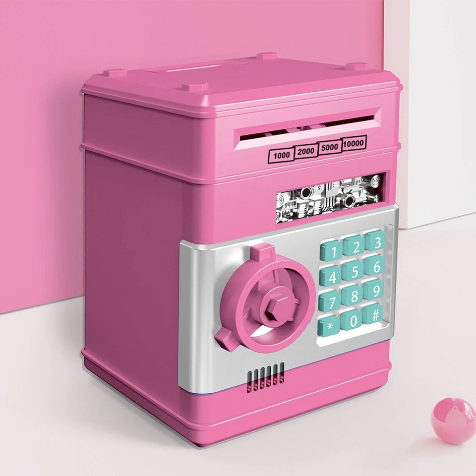 Elektronische Geldspardose mit Passwort - Automatischer Geldautomat für Kinder - Bild 2 von 4