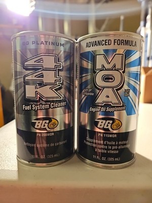 BG 44K Platinum Fuel System Cleaner BG MOA Engine Oil Supplement PN 208 PN 115