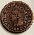 1883 Indian Head Cent Nice VF Details Warm Patina Good Eye Appeal JC1962