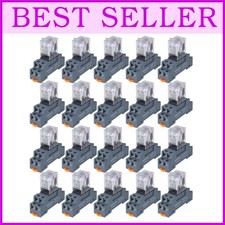 Electromagnetic Relay 8-Pin 10A 24V DC Coil w/ LED Indicator