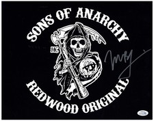 Mark Boone Junior Signed Autographed 11x14 Photo Sons Of Anarchy SOA Logo ACOA