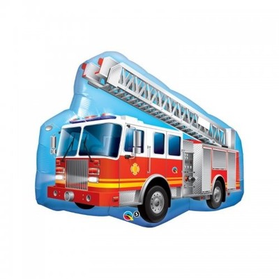 Feuerwehrauto Folienballon - 91cm 36 Inch