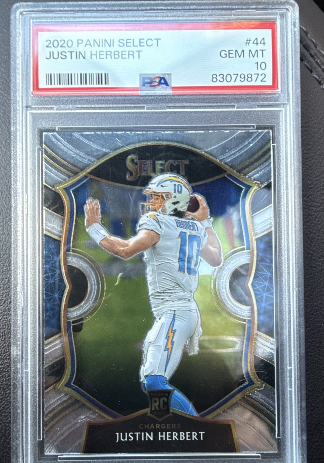 2020 Panini Select - Concourse Justin Herbert #44 (RC)