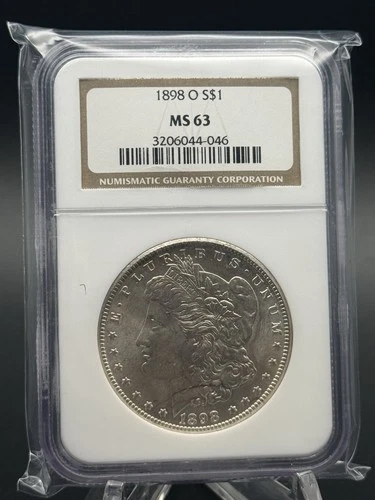 1898-O $1 MORGAN SILVER DOLLAR NGC MS63