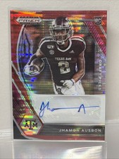 2021  PRIZM DRAFT FOOTBALL  Jhamon Ausbon RC AUTO  #12/15