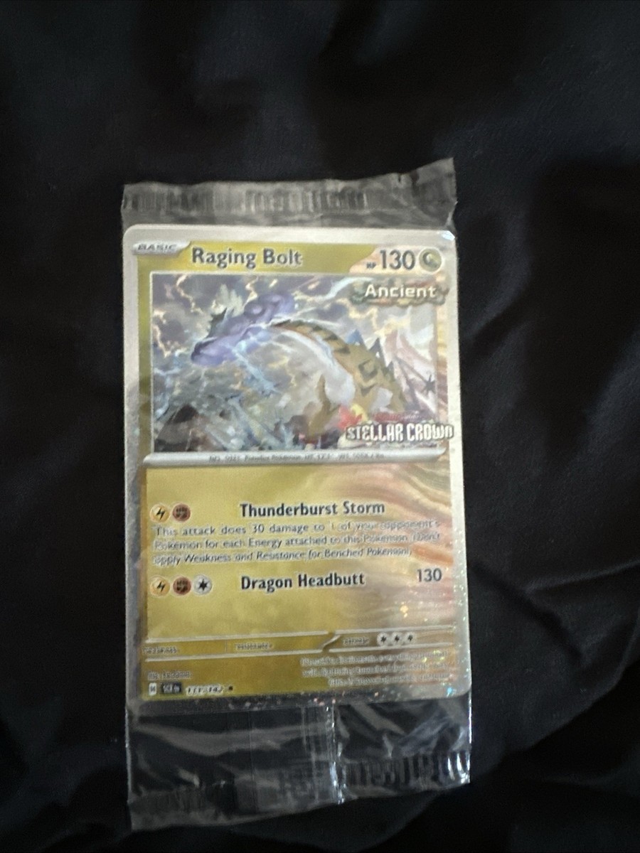 Pokémon TCG Raging Bolt 111/142 Cosmos Holo Gem Mint 10, BestBuy Exclusive 