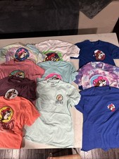 Buc-ees T Shirt Lot Of 10. Adult Small From All Over Barely Worn And Clean