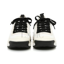 Chanel Mixed Fiber Sneakers White Trainers G35617 Size 38.5