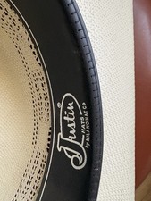 New Justin Straw cowboy Hat