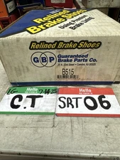 Guaranteed Brake Parts B515 Relined Brake Shoes