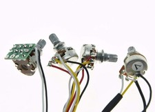 Prewired 2 Band Active & Passive EQ Equalizer Electric Bass Preamp Circuit