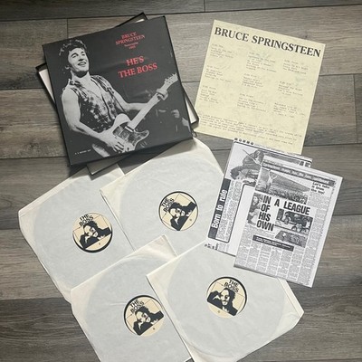 Bruce Springsteen He's The Boss 4x LP Vinyl Box Set Newcastle 1985 Bootleg RARE
