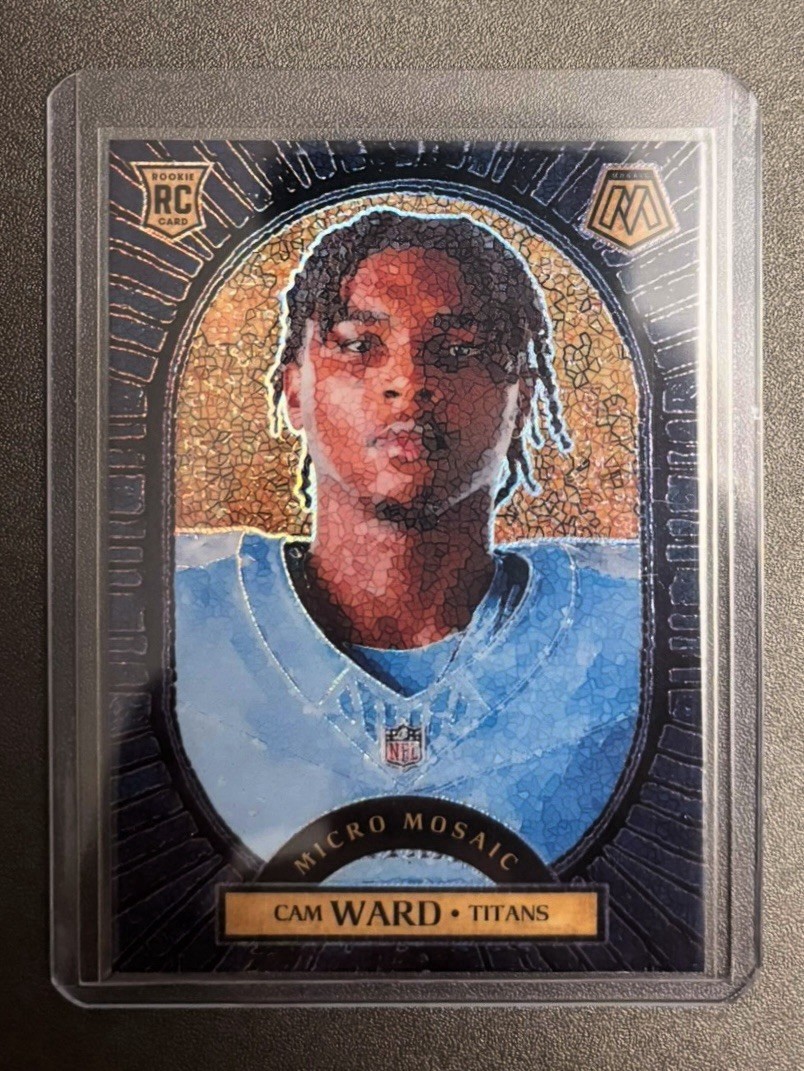 2025 Panini Mosaic Cam Ward Micro Mosaic Rookie RC SSP Case Hit #1 Titans